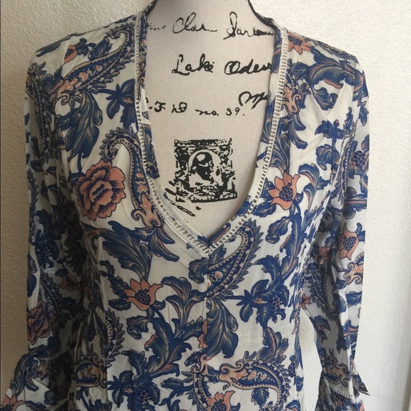 Bohemian gypsy festival floral dress🌸 - Picture 2 of 8